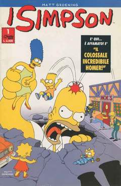 SIMPSONS COMICS RISTAMPA # 1 1-MACCHIA NERA- nuvolosofumetti.