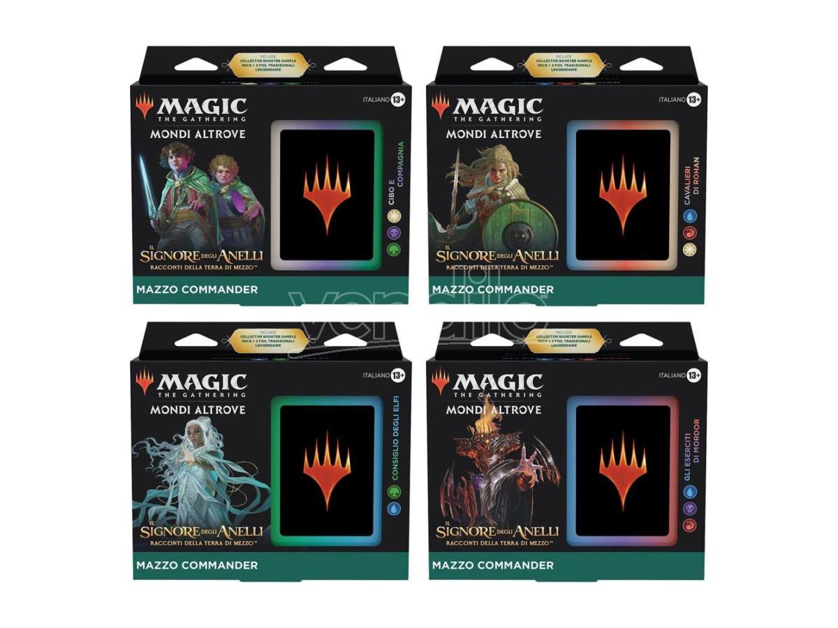 MAGIC - IL SIGNORE DEGLI ANELLI Commander un Mazzo random