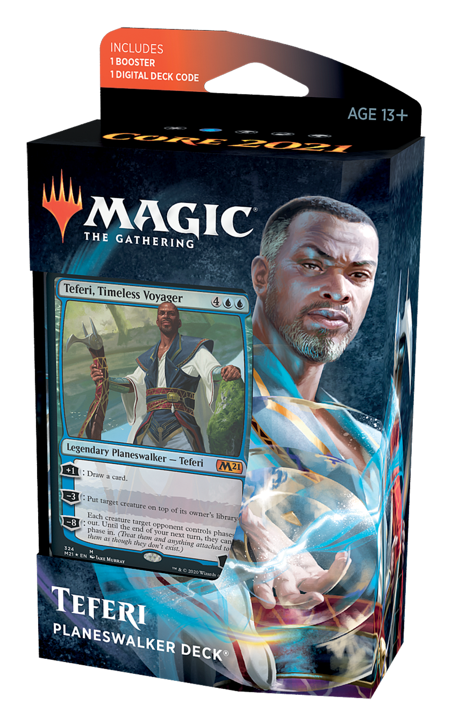 Magic M21 core planeswalker mazzo Teferi, wizard of the coast, nuvolosofumetti,