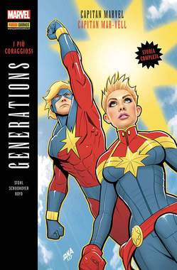 GENERATIONS - CAPITAN MARVEL E CAPITAN MAR-VELL I PIU` CORAGGIOSI-PANINI COMICS- nuvolosofumetti.