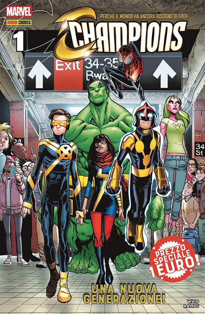 Champions serie completa dal n 1 al n.18 + Avengers 98-99