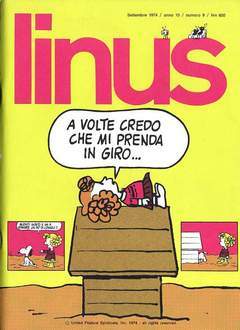 LINUS '74 9-MILANO LIBRI- nuvolosofumetti.