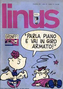 LINUS '74 12-MILANO LIBRI- nuvolosofumetti.