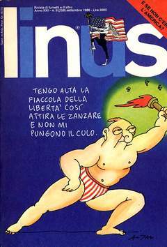 LINUS '86 9-MILANO LIBRI- nuvolosofumetti.