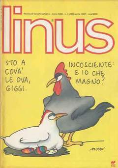 LINUS '87 4-MILANO LIBRI- nuvolosofumetti.