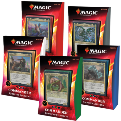 Magic Ikoria Terra dei Behemoth – Bundle 5 Mazzi Commander – Italiano, wizard of the coast, nuvolosofumetti,