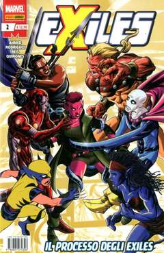 EXILES 2 PROCESSO AGLI EXILES! 2-PANINI COMICS- nuvolosofumetti.