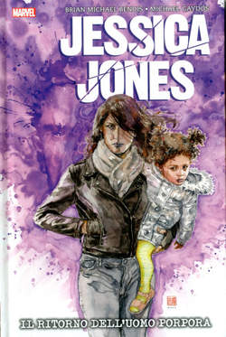 Jessica Jones volume 3 IL RITORNO DELL`UOMO PORPORA 3-PANINI COMICS- nuvolosofumetti.