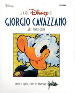 L`ARTE DISNEY DI GIORGIO CAVAZZANO PORTFOLIO-PANINI DISNEY- nuvolosofumetti.