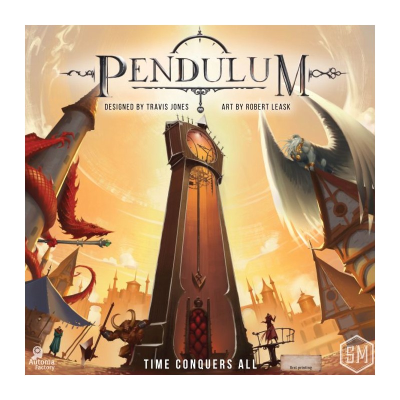 PENDULUM in italiano gioco da tavolo gestionale, GHENOS GAME, nuvolosofumetti,