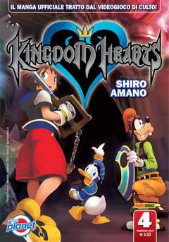 KINGDOM HEARTS ristampa 4-PANINI COMICS- nuvolosofumetti.
