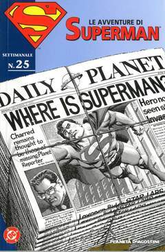 le AVVENTURE DI SUPERMAN 25-PLANETA DE AGOSTINI- nuvolosofumetti.