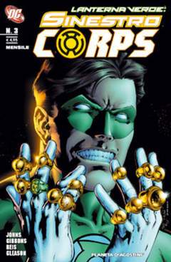 LANTERNA VERDE SINESTRO CORPS 3-PLANETA DE AGOSTINI- nuvolosofumetti.