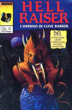 HELL RAISER 12-Play Press- nuvolosofumetti.