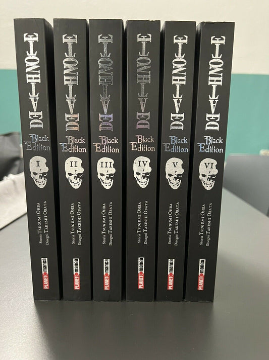 Death Note black edition ristampa dal n 1 al n 6 - Planet manga