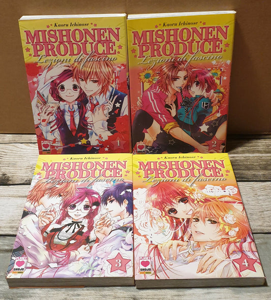 MISHONEN PRODUCE Lezioni di Fascino serie completa 4 albi - Panini