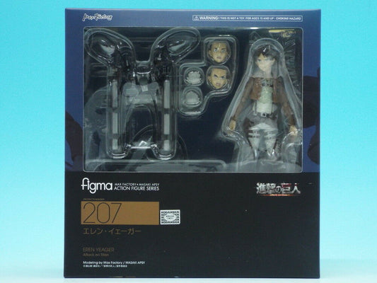 Attack On Titan - Eren Yeager Figma Action Figure #207, BONELLI MERCHANDISE, nuvolosofumetti,