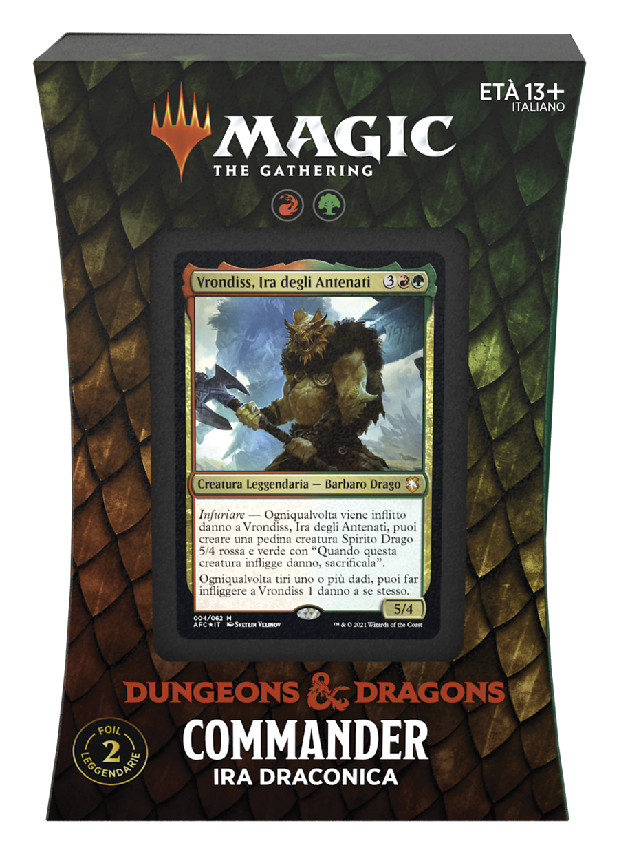 Magic Dungeons & Dragons Forgotten Realms COMMANDER Idra draconica