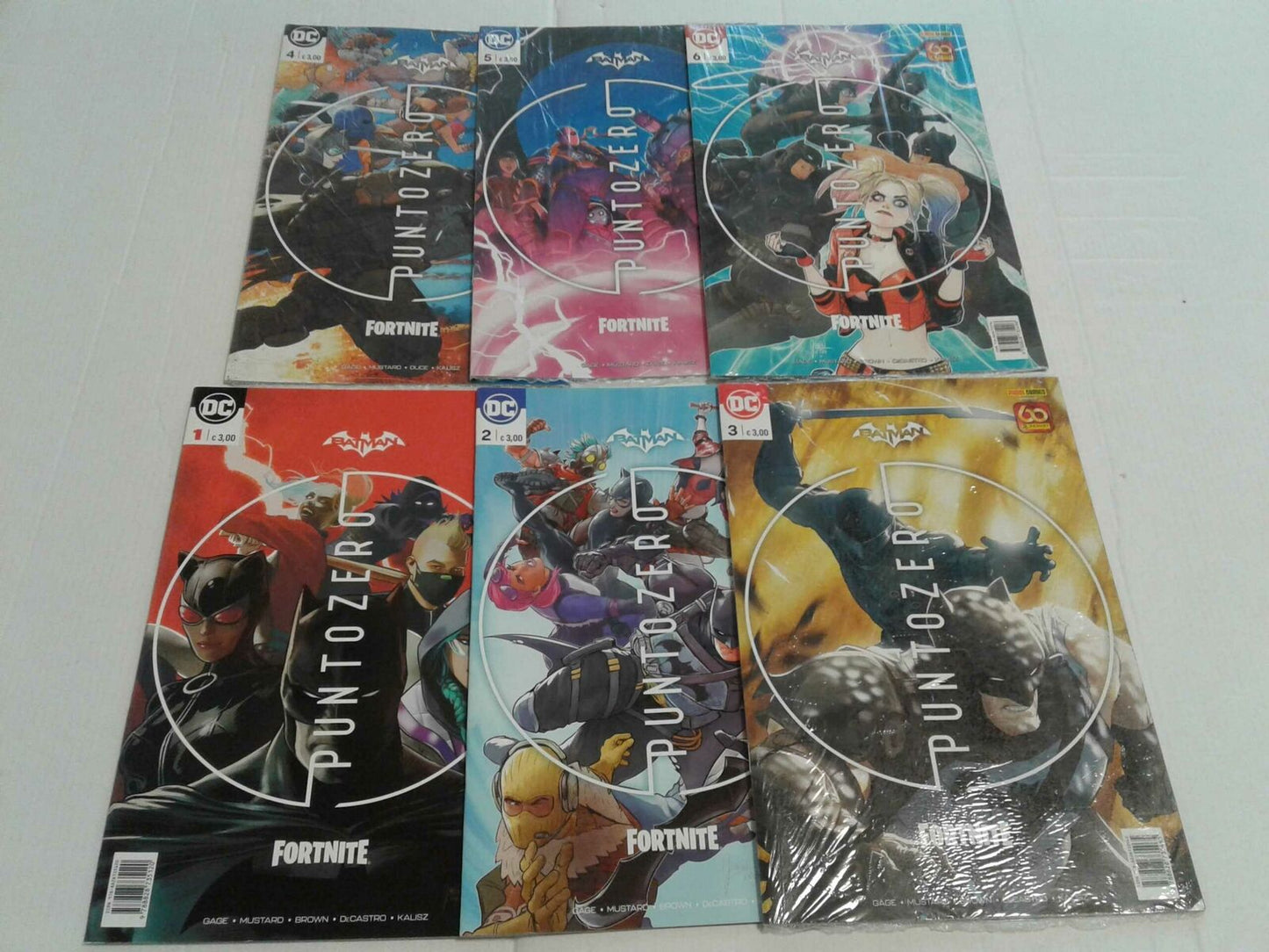 Batman Fortnite prima edizione dal n 1 al n 6 serie completa