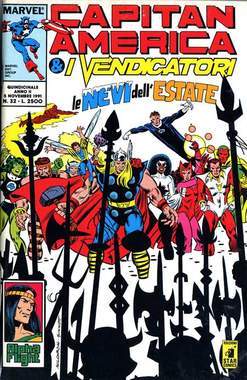 CAPITAN AMERICA E I VENDICATORI 32-EDIZIONI STAR COMICS- nuvolosofumetti.