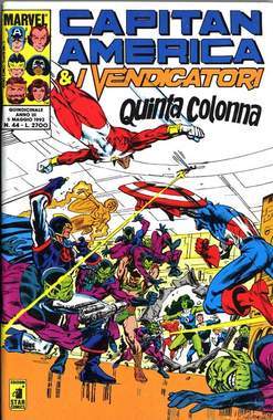 CAPITAN AMERICA E I VENDICATORI 44-EDIZIONI STAR COMICS- nuvolosofumetti.