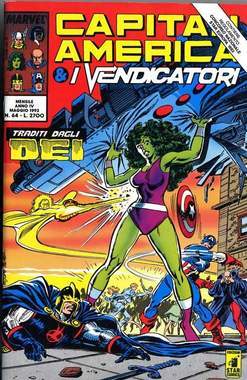 CAPITAN AMERICA E I VENDICATORI 64-EDIZIONI STAR COMICS- nuvolosofumetti.
