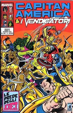 CAPITAN AMERICA E I VENDICATORI 65-EDIZIONI STAR COMICS- nuvolosofumetti.