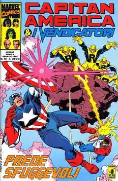 CAPITAN AMERICA E I VENDICATORI 72-EDIZIONI STAR COMICS- nuvolosofumetti.