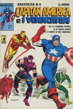 CAPITAN  AMERICA  RACCOLTA 4-EDIZIONI STAR COMICS- nuvolosofumetti.