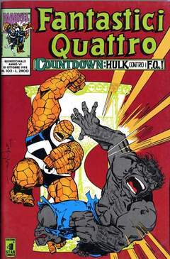 FANTASTICI QUATTRO 102-EDIZIONI STAR COMICS- nuvolosofumetti.