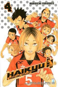 Haikyu!! 4-EDIZIONI STAR COMICS- nuvolosofumetti.