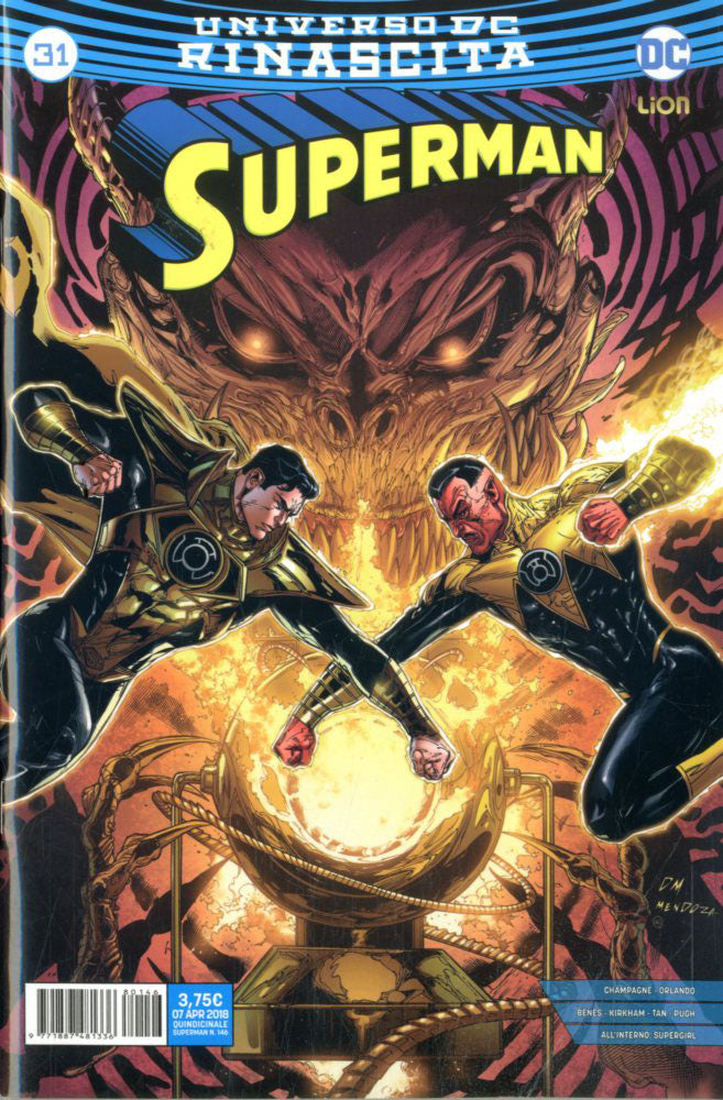 Superman rinascita 31, LION, nuvolosofumetti,