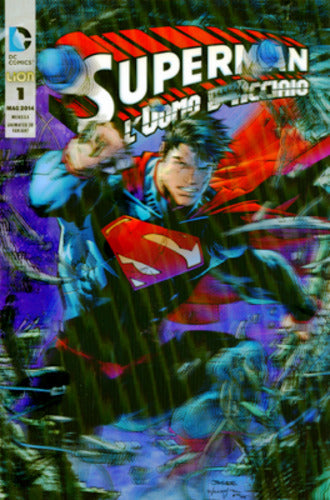 SUPERMAN l'uomo d'acciaio # 1 cover olographic-LION- nuvolosofumetti.