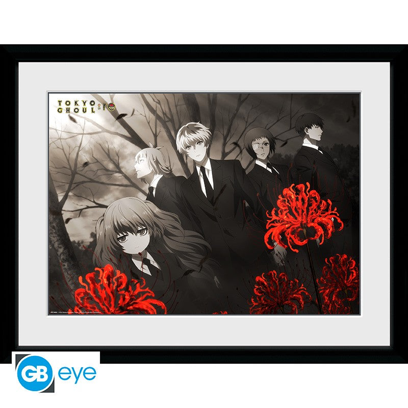 TOKYO GHOUL: RE - Framed print "Red Flowers