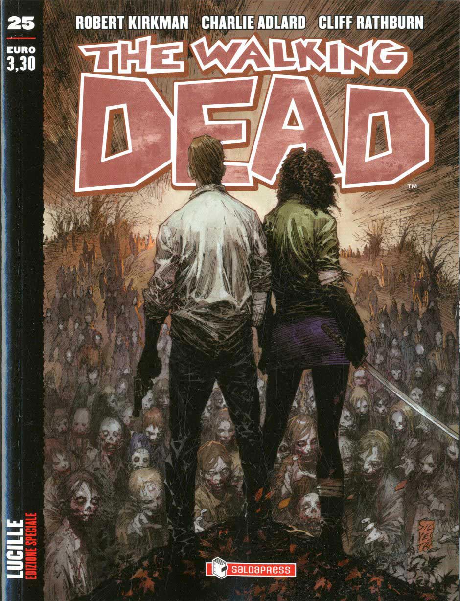THE WALKING DEAD (2012) 25 VARIANT COVER SILVESTRI - LUCILLE-SALDAPRESS- nuvolosofumetti.