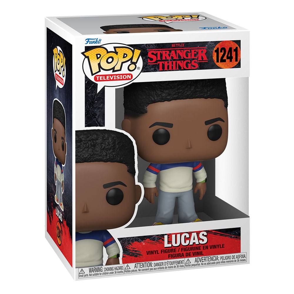 Stranger Things POP! 1241 TV Vinyl Figure Lucas 9 cm