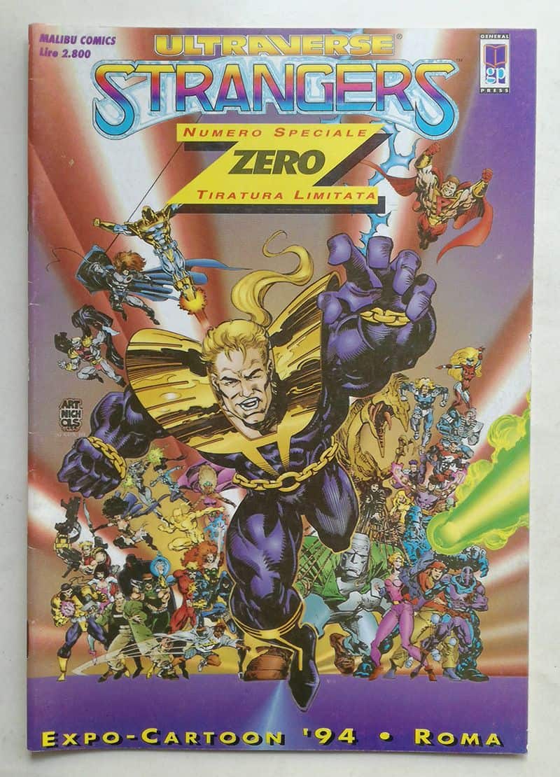 Ultraverse Strangers - saga completa dal n. 0 al n. 8 - ed. general press-COMPLETE E SEQUENZE- nuvolosofumetti.