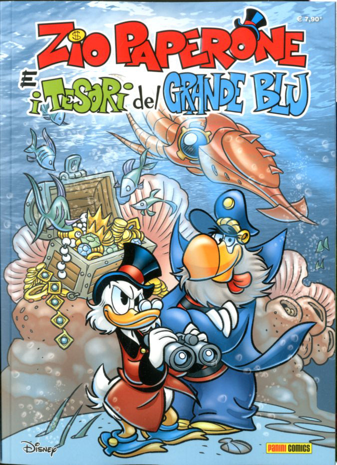 ZIO PAPERONE E I TESORI DEL GRANDE BLU-PANINI DISNEY- nuvolosofumetti.