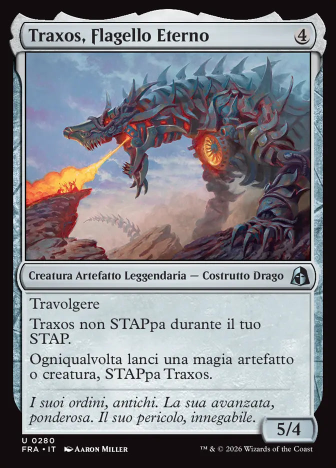 Frattura della Realtà 280 Traxos, Flagello Eterno