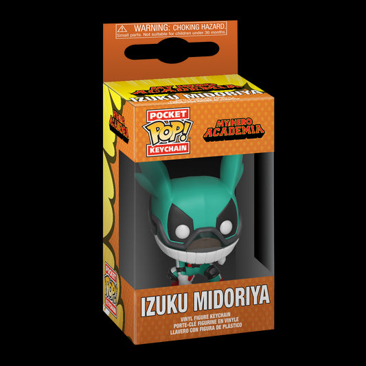 My Hero Academia: Funko Pop! Pocket Keychain - Deku W/ Helmet (Portachiavi)