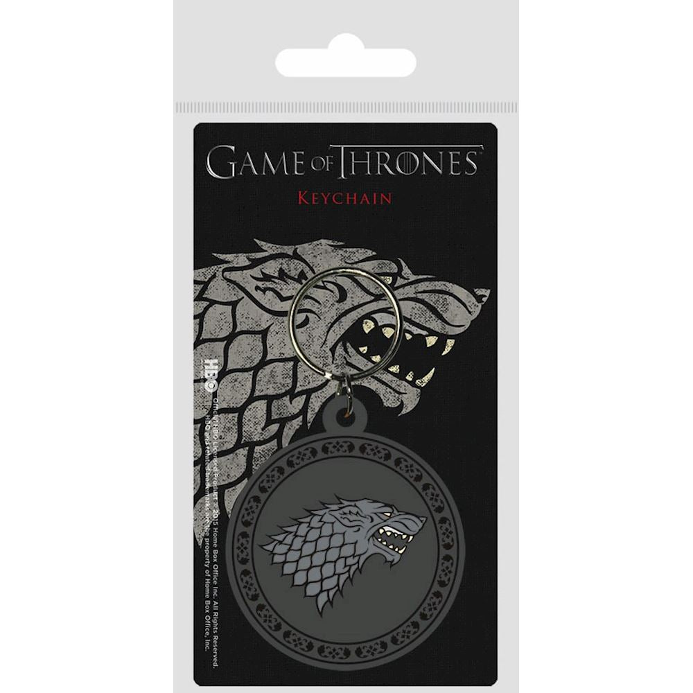 Portachiavi Game of Thrones (Trono di Spade) Stark in gomma
