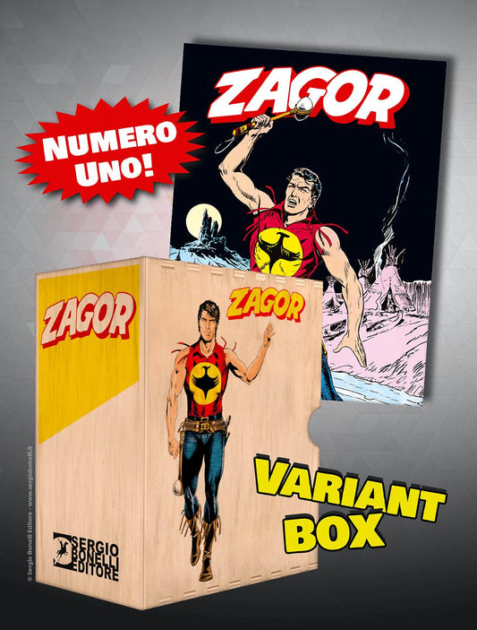 Raccoglitore Fumetti Zagor Con Ristampa Variant N.1 - Logo Bianco - La Foresta Degli Agguati