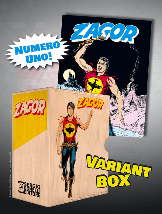 Raccoglitore Fumetti Zagor Con Ristampa Variant N.1 - Logo Blu - La Foresta Degli Agguati