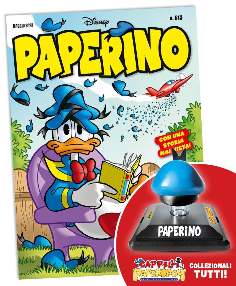 PAPERINO 515 CON CAPPELLO PAPERINO