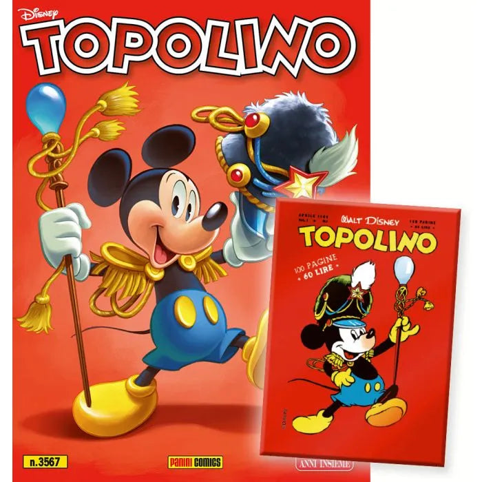 TOPOLINO 3567 + CALAMITA 75 ANNI TOPOLINO