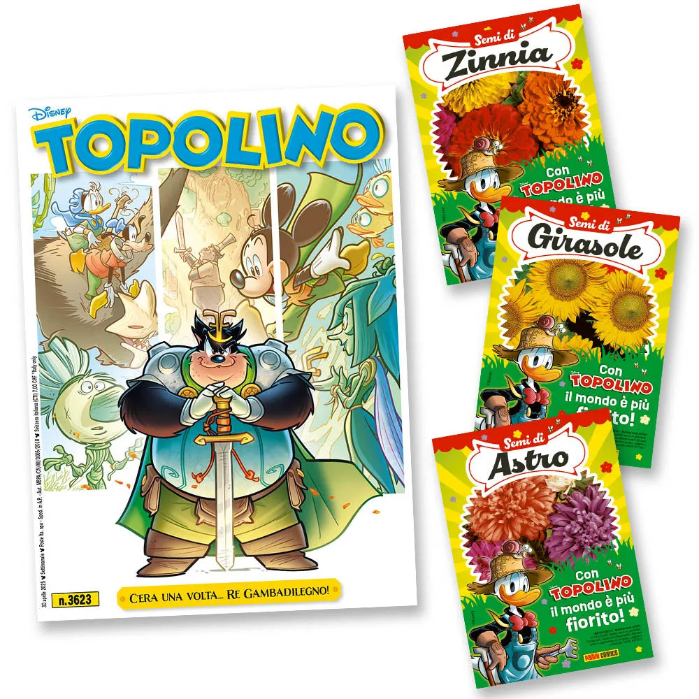 TOPOLINO 3623 gadget  CON BUSTA DI SEMI