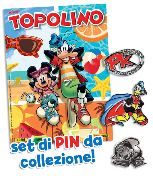 TOPOLINO 3691 CON gadget  LE PIN DI PK