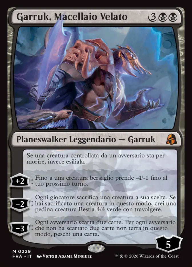 Frattura della Realtà 229 Garruk, Macellaio Velato