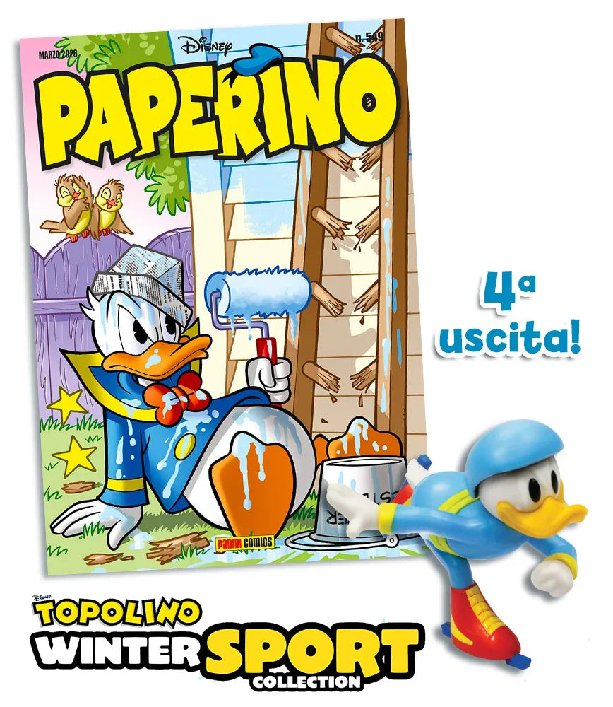 PAPERINO 549 VARIANT CON STATUINA SPORT INVERNALI