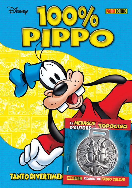 100% Disney Pippo con medaglia celoni 990